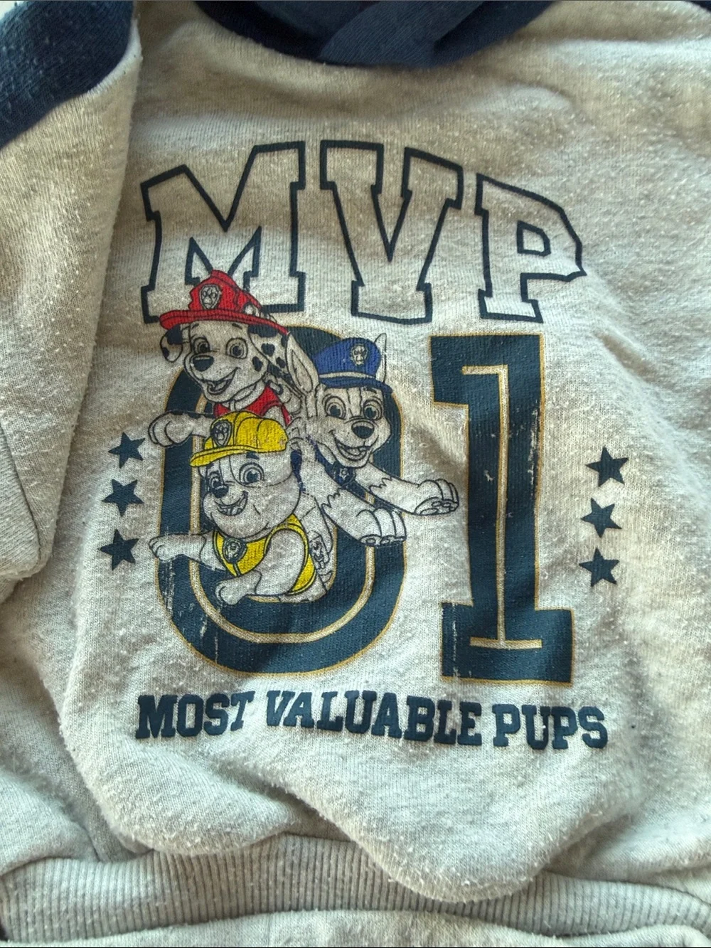 Paw Patrol Two-Piece Sweatshirt & Joggers Set in Navy and Cream